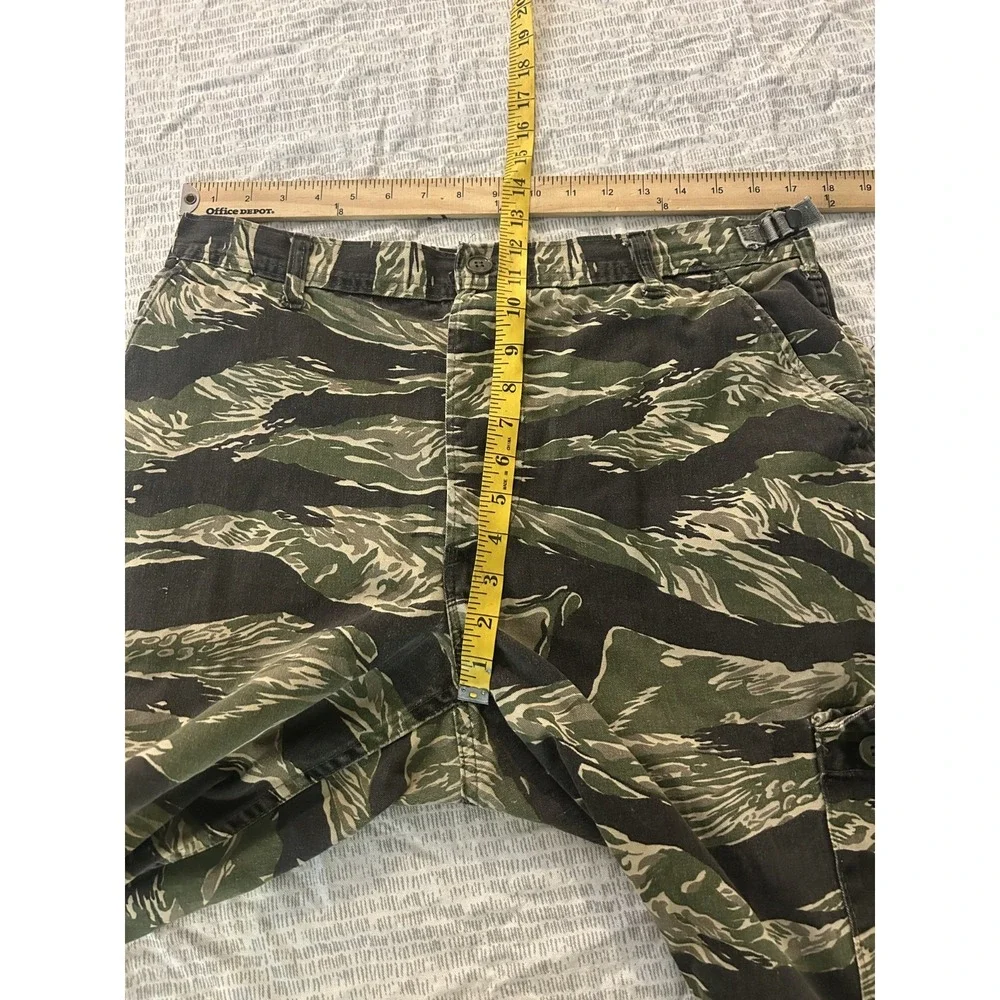 Vintage Tiger Stripe Combat Trousers Men Medium Camo Cargo Military Pants USA